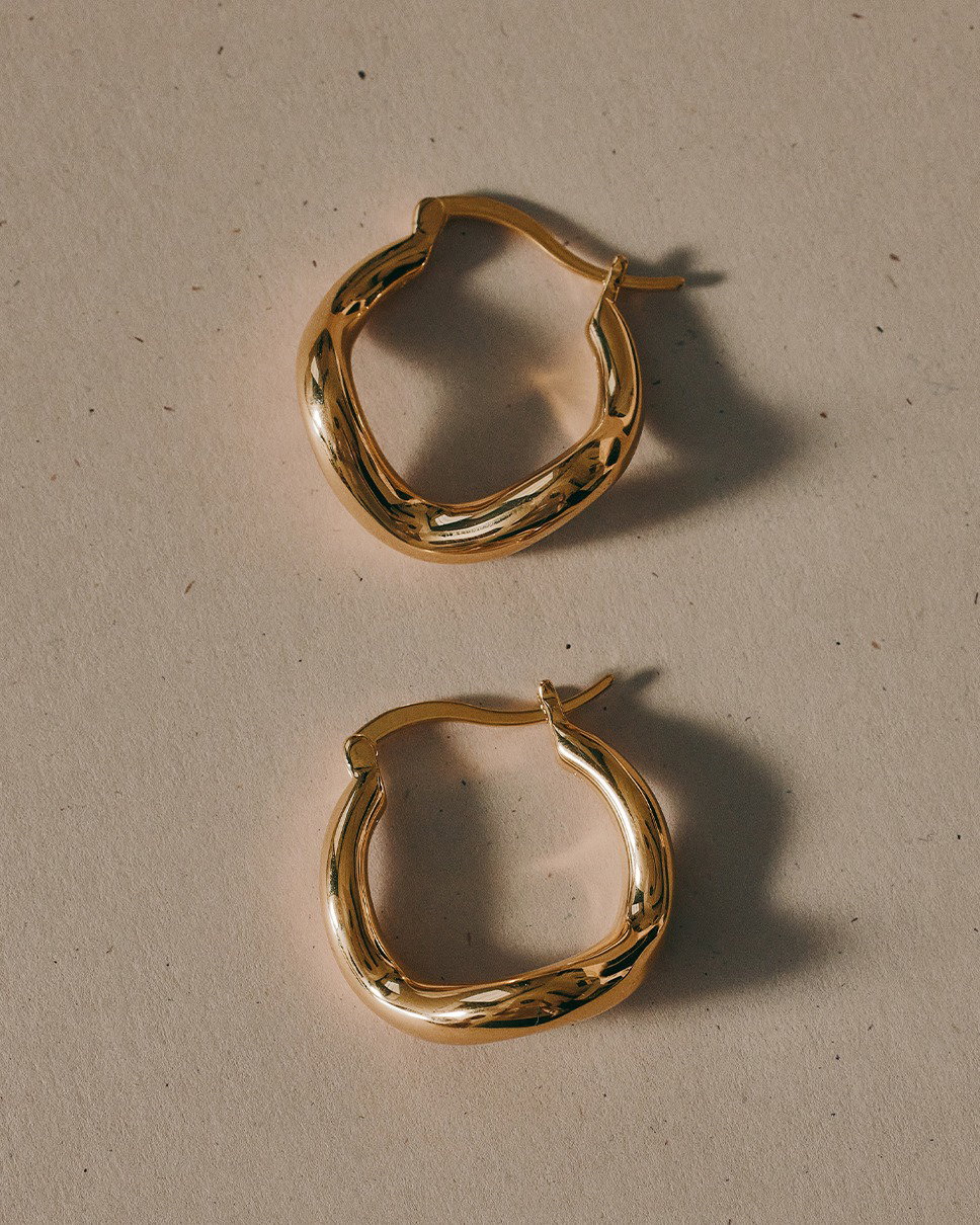 Wabi Sabi Hoops - Gold