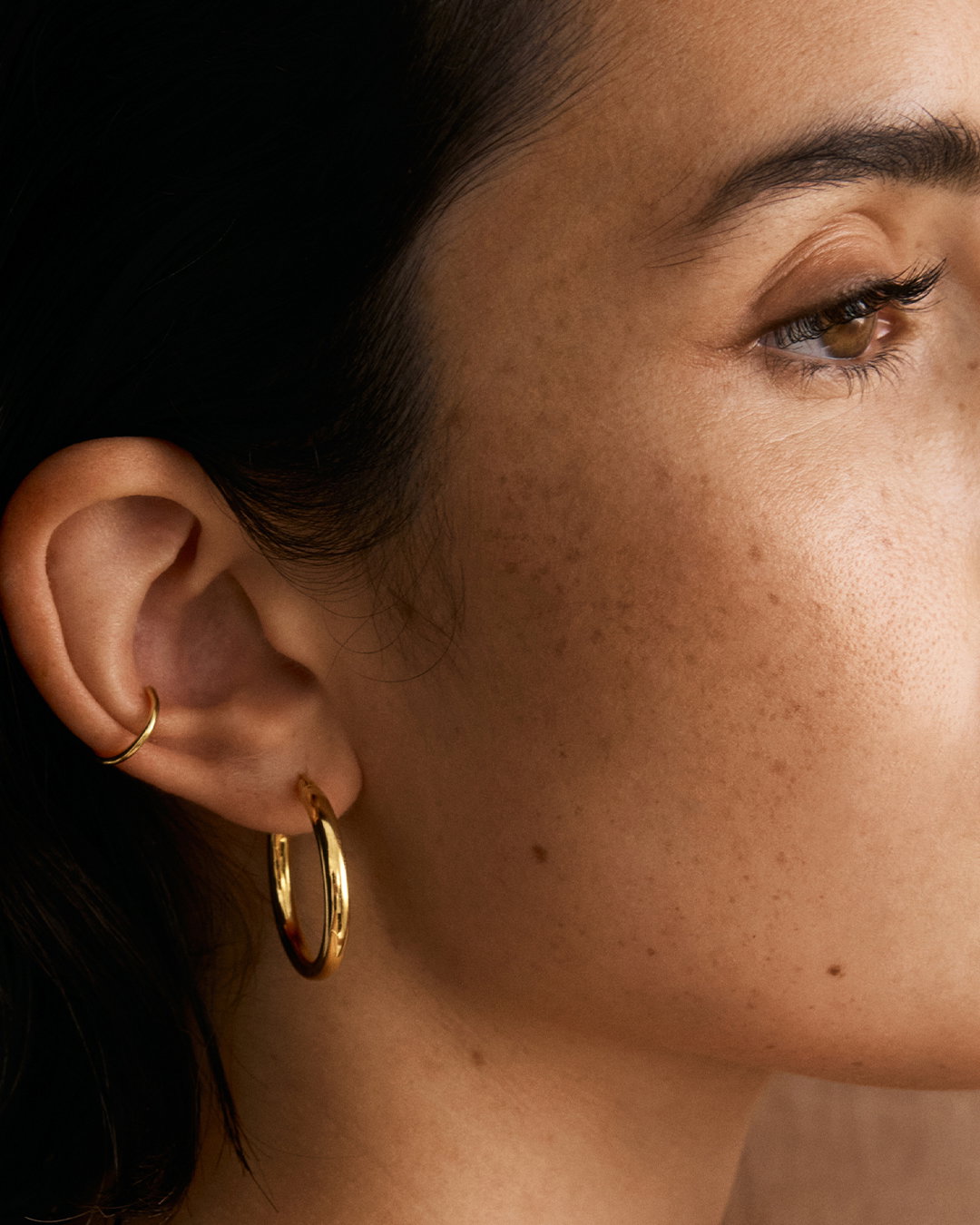 Classic Hoops Medium - Gold
