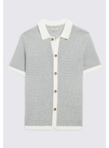 Emerald Two Tone Cotton Knitted Shirt