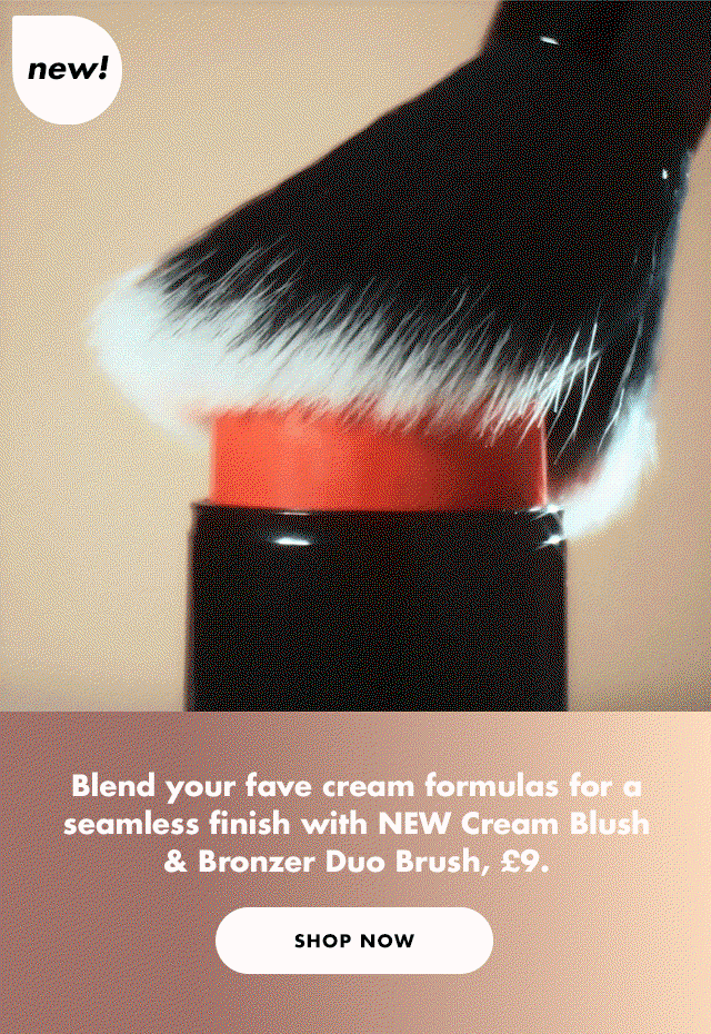 New Cream Blush & Bronzer Duo Brush