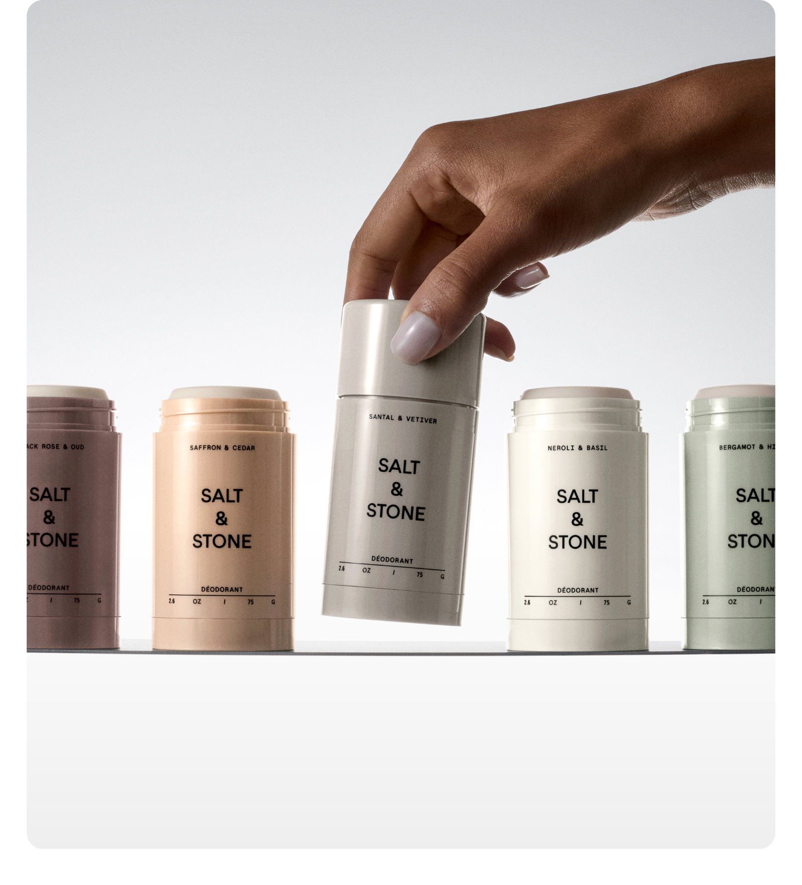 Swipe on your signature scent The Deodorant was made for 48-hour protection—and infused with elevated scents that are a cut above the rest. You’ve got five iconic fragrances to choose from: which is yours? Shop now ->