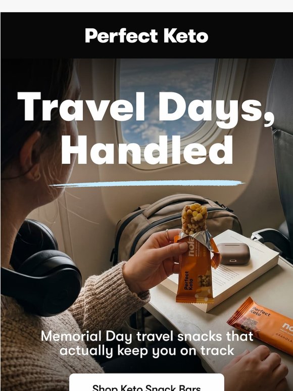Better Snacks for Memorial Day Travel ✈️