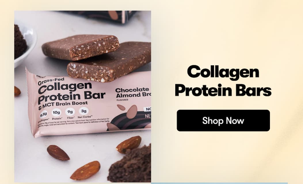Collagen protein bars