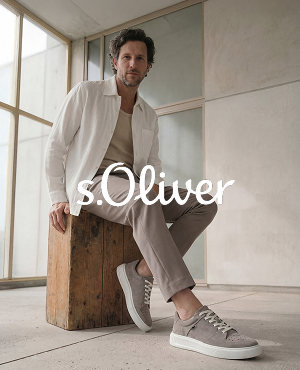Ein männliches Model mit s.Oliver Sneakern 