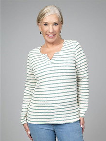 Long Sleeve Striped Top