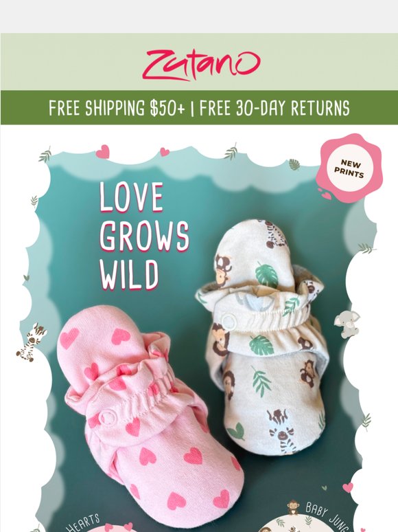 Meet simply hearts + baby jungle animals 🌿