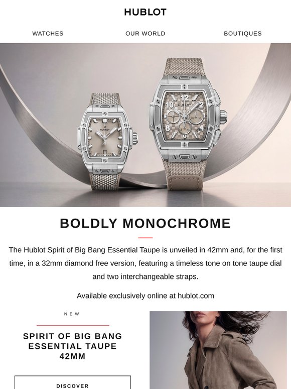 New Online Exclusive: The Spirit of Big Bang Essential Taupe