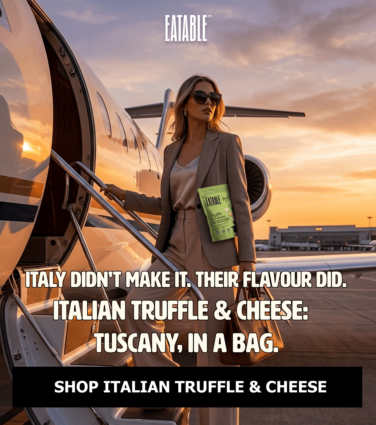 Italy Didn't Make It. Their Flavour Did. Italian Truffle & Cheese:   Tuscany, in a bag. -  Shop Italian Truffle & Cheese