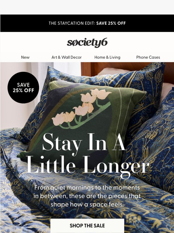 The Staycation Edit: Save 25% Off