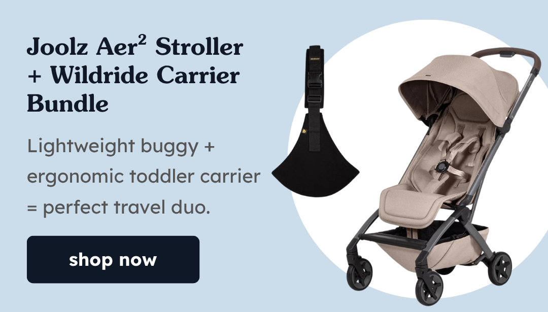 Joolz Aer2 Stroller + Wildride Carrier Bundle | Lightweight buggy +  ergonomic toddler carrier = perfect travel duo. | Shop Now