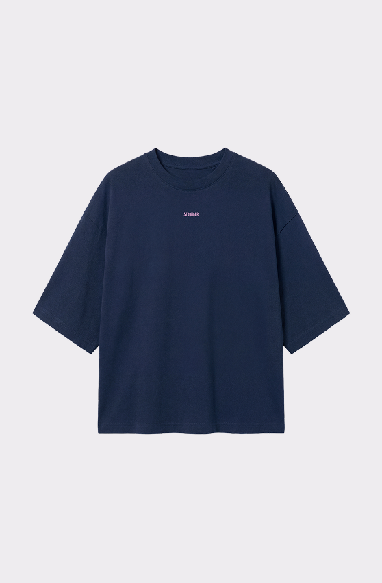 Boxy T-shirt Navy