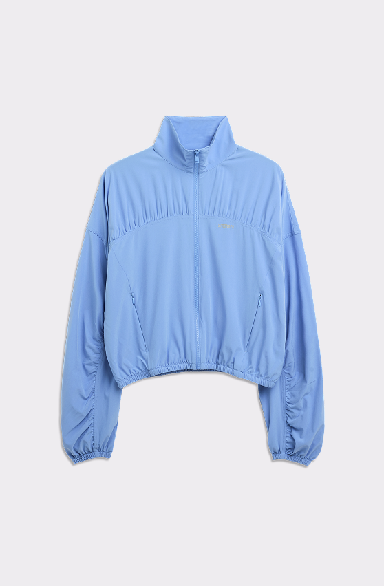 Breezy Woven Jacket Light Blue