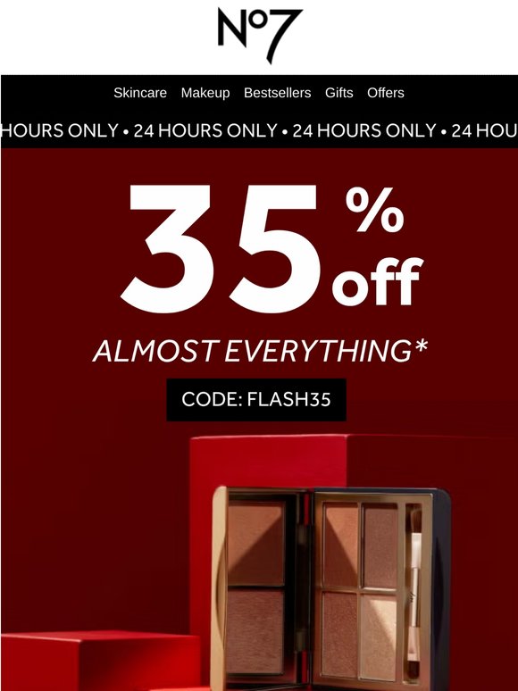35% Off Almost Everything Ends Tonight 💫