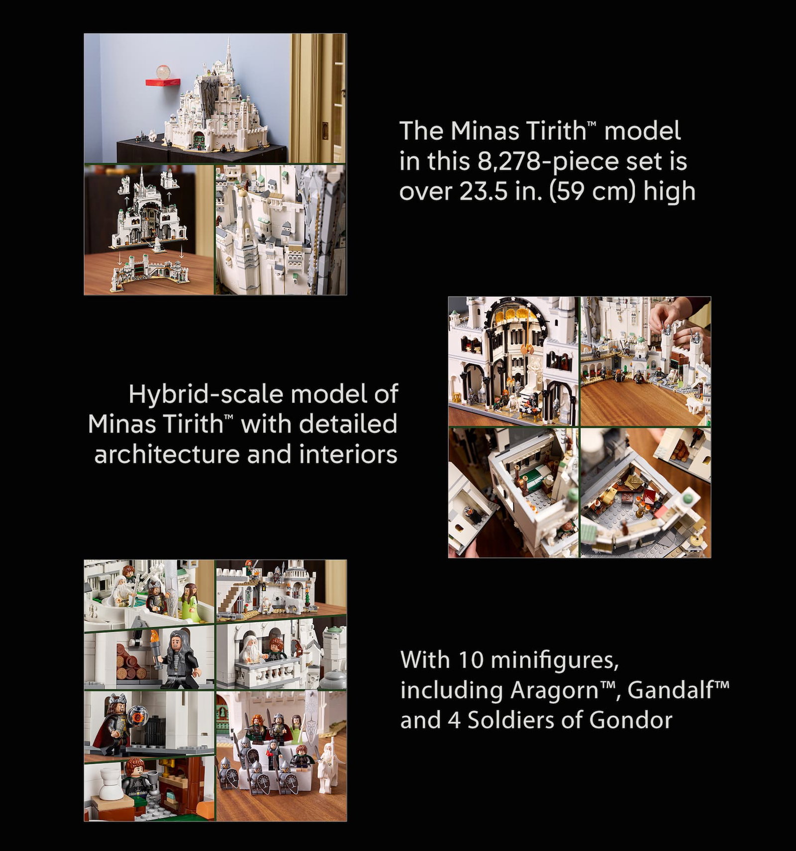 LEGO® Icons The Lord of the Rings: Minas Tirith™