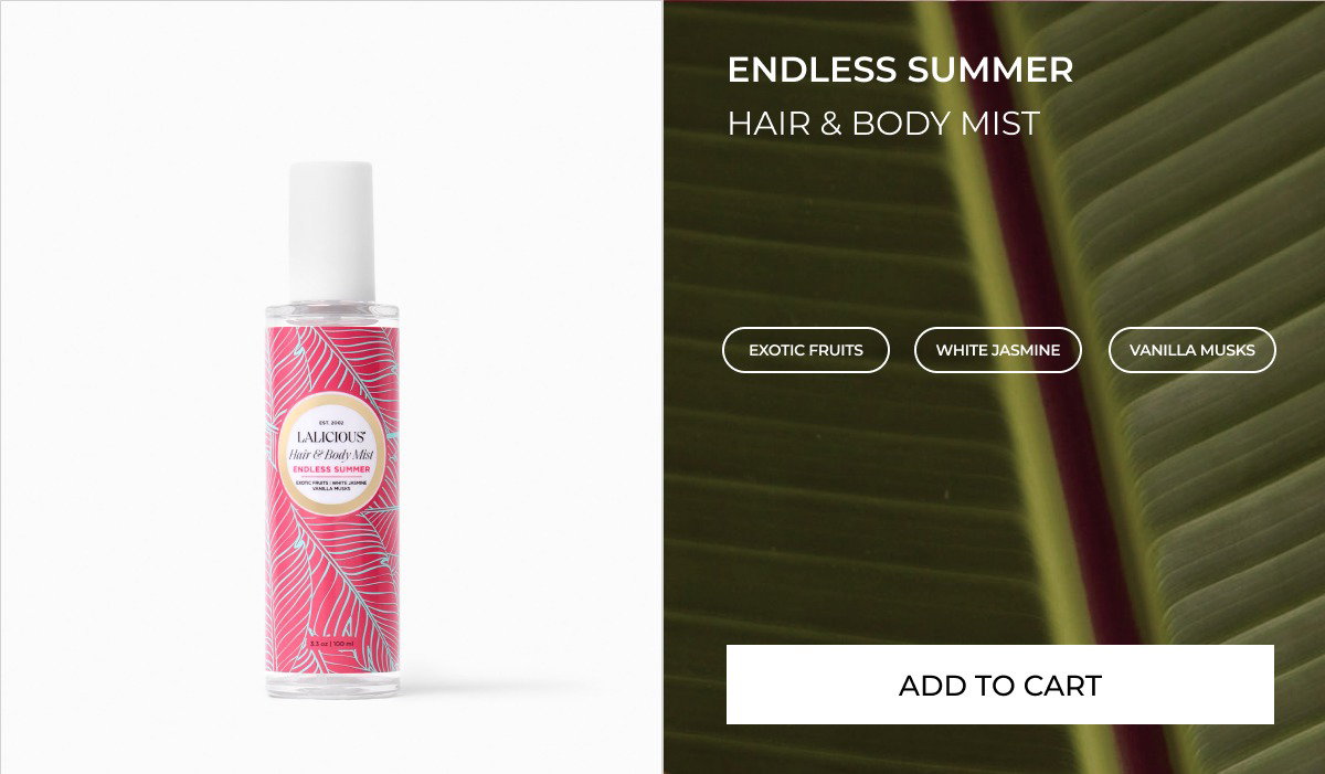 endless summer hair & body mist exotic fruits white jasmine vanilla musks add to cart Add to cart