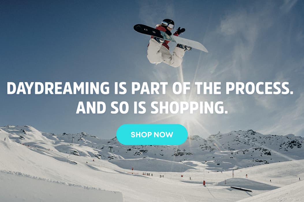 Daydreaming is part of the process. And so is shopping. - shop now