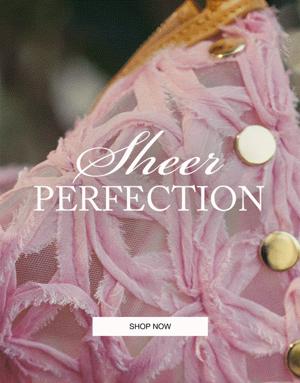Sheer Perfection. CTA: Shop Now