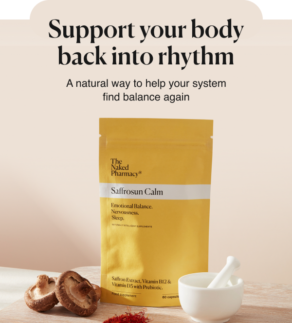 Saffrosun Calm supporting nervous system balance and daily rhythm