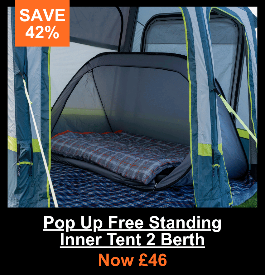 Pop Up Free Standing Inner Tent 2 Berth