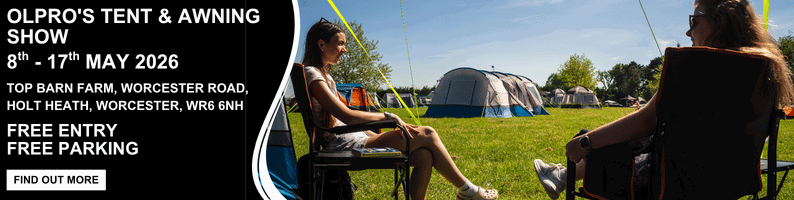 OLPRO Tent & Awning Show | 8th-17th of May 2026 | Find out more info