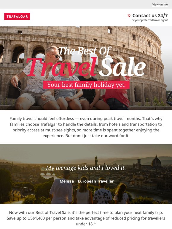 Families love travelling with Trafalgar—here’s why (and how to save)