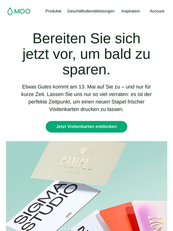 📣 Machen Sie sich bereit – ein Rabatt kommt auf Sie zu📣