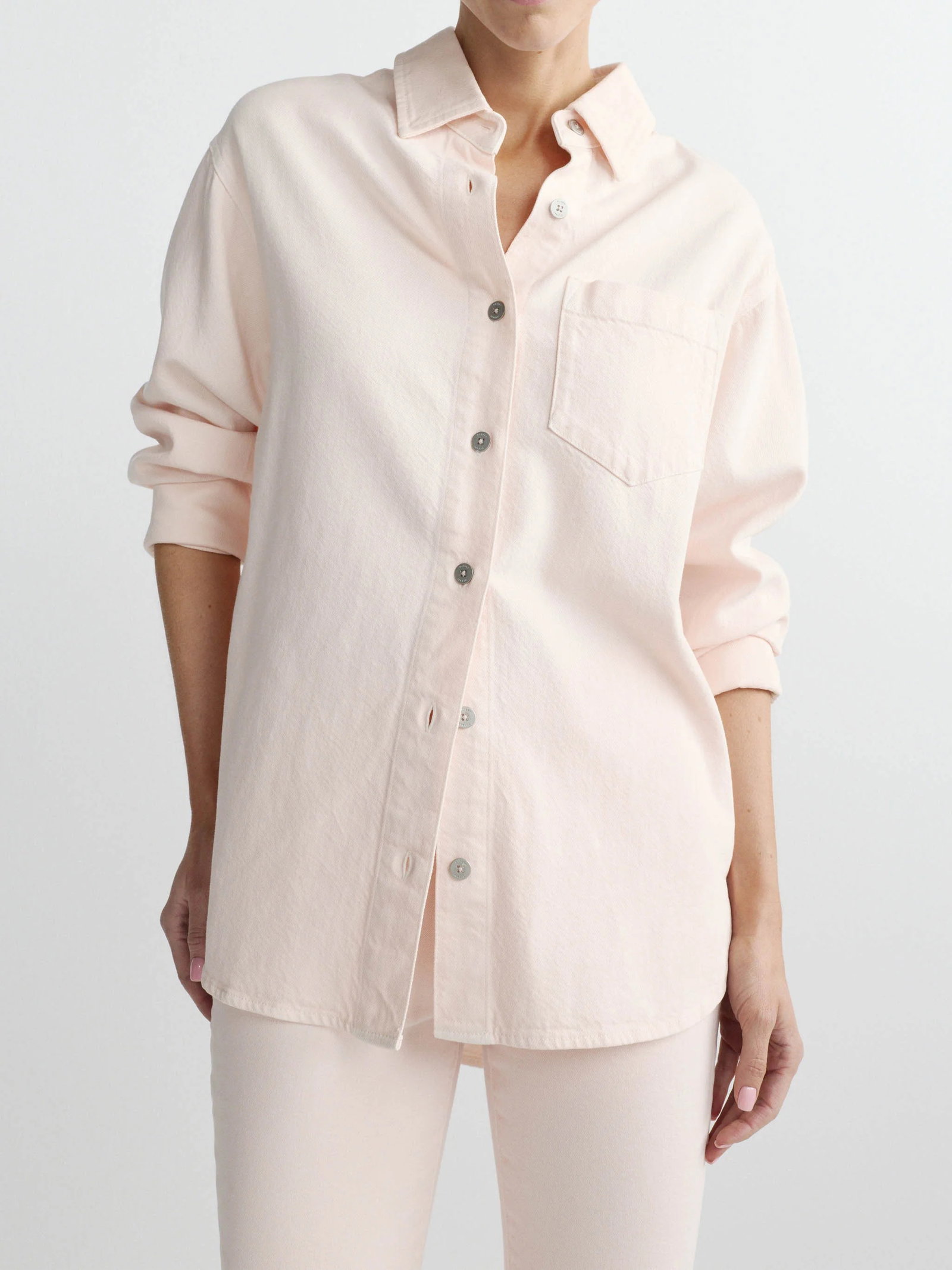 Faye Oversized Shirt — Close Up