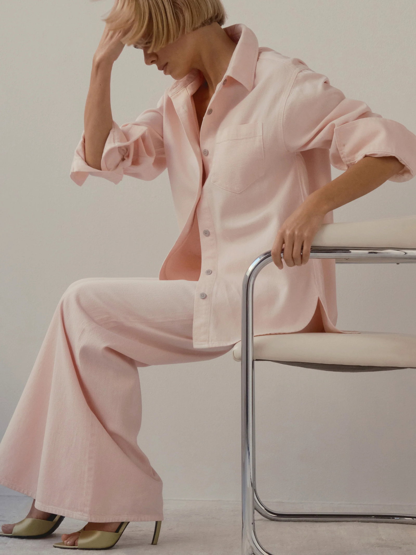 Alex Baggy Wide Leg + Faye Oversized Shirt — Ballet Aura