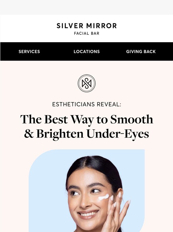 The hack for brightening tired eyes ✨