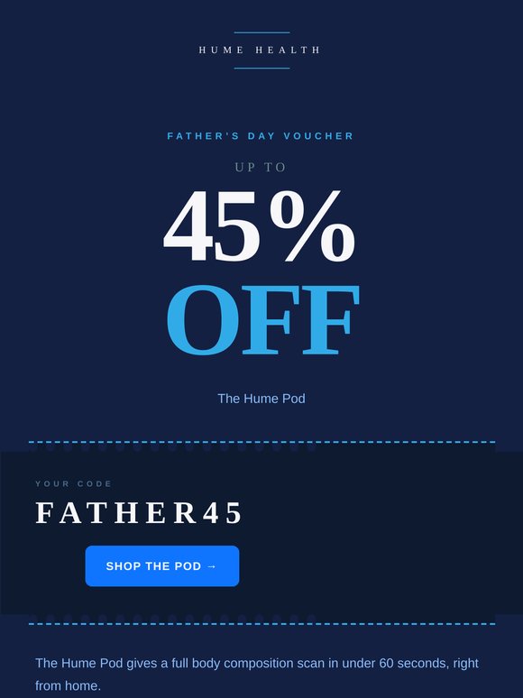 Your 45% Voucher Is Inside