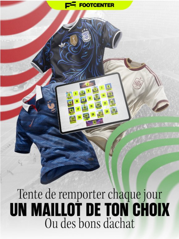 Calendrier de l'avent Coupe du Monde 2026