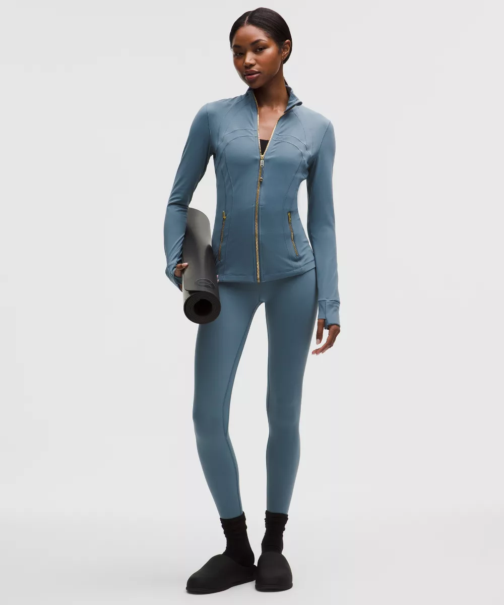 Define Jacket
Nulu in Steel Blue/Gold/Gold front view