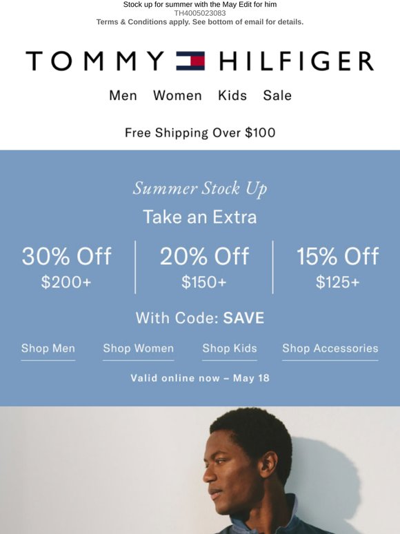 NEW! Extra 30% off $200+ | 20% off $150+ | 15% off $125+