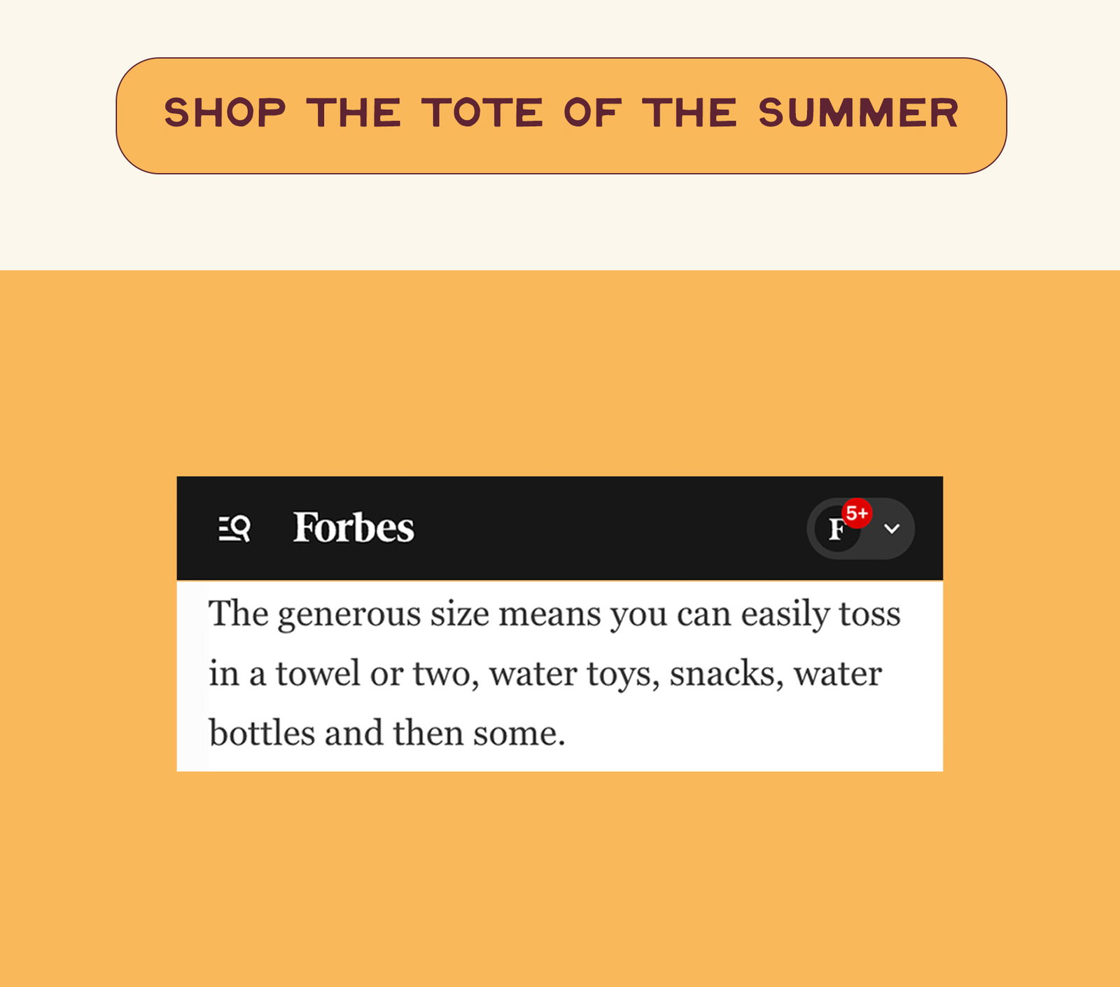 SHOP THE TOTE OF THE SUMMER