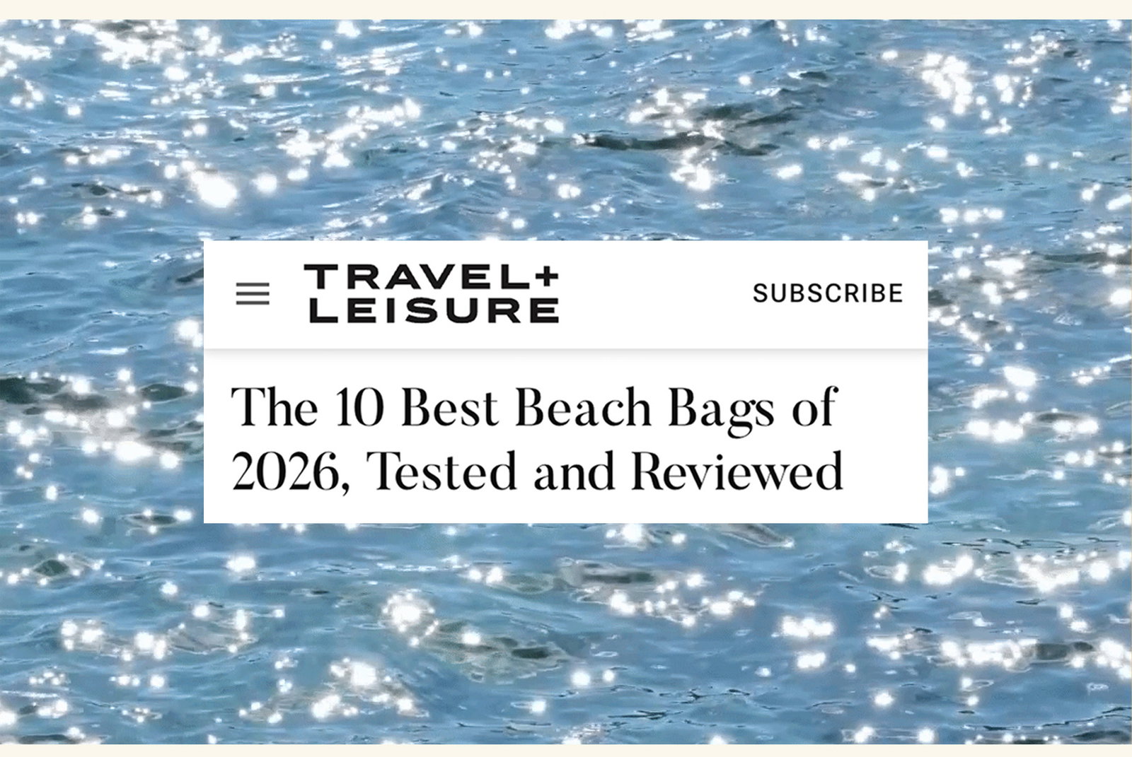 Travel + Leisure The 10 Best Beach Bags 2026