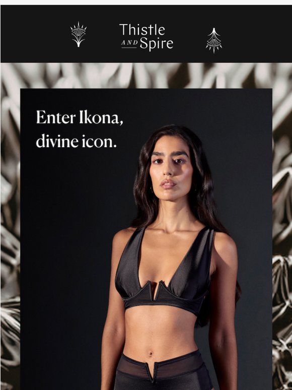 Liquid satin X piercing hardware. Enter Ikona.