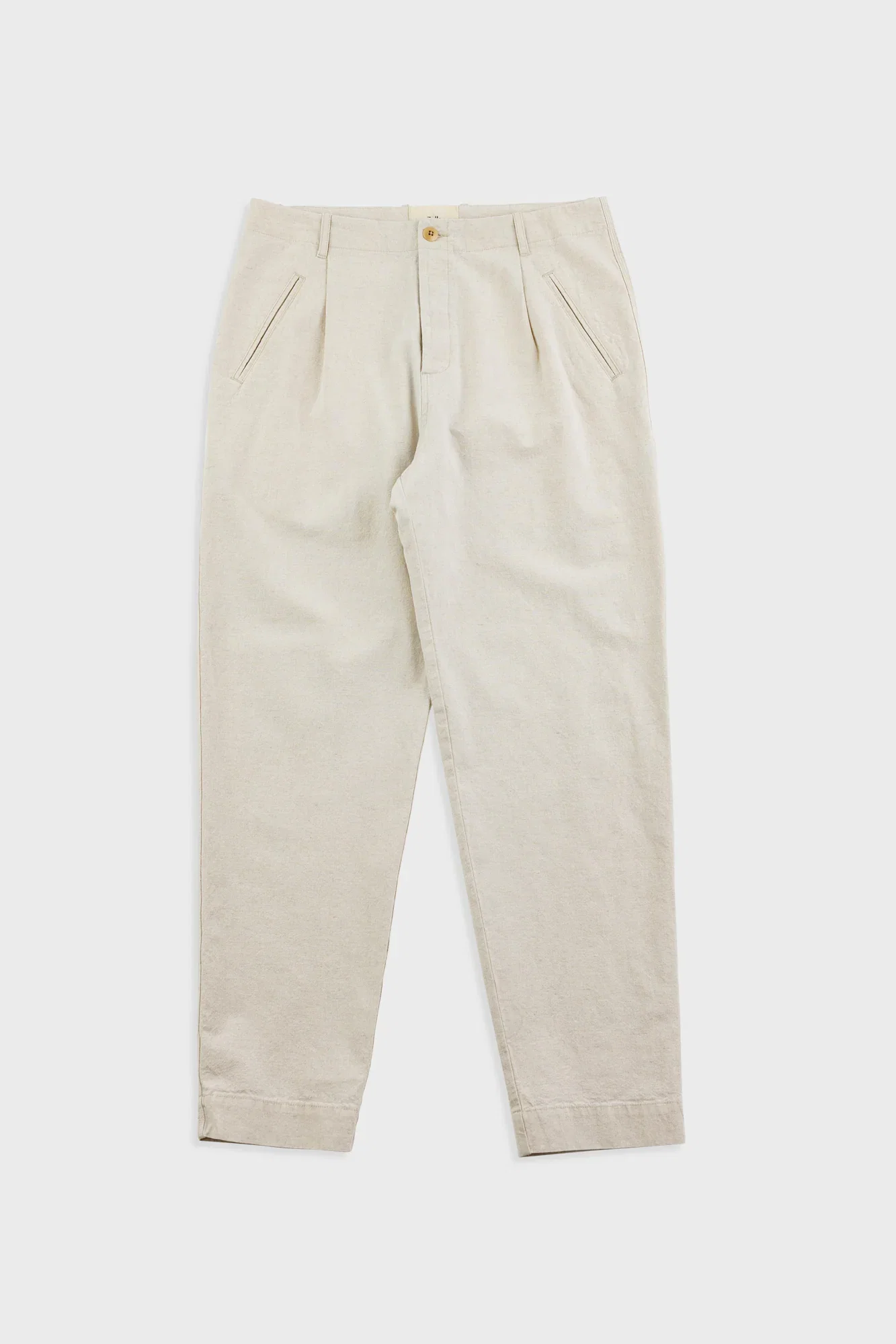 Image of Assembly Pant - Natural Linen Cotton Canvas