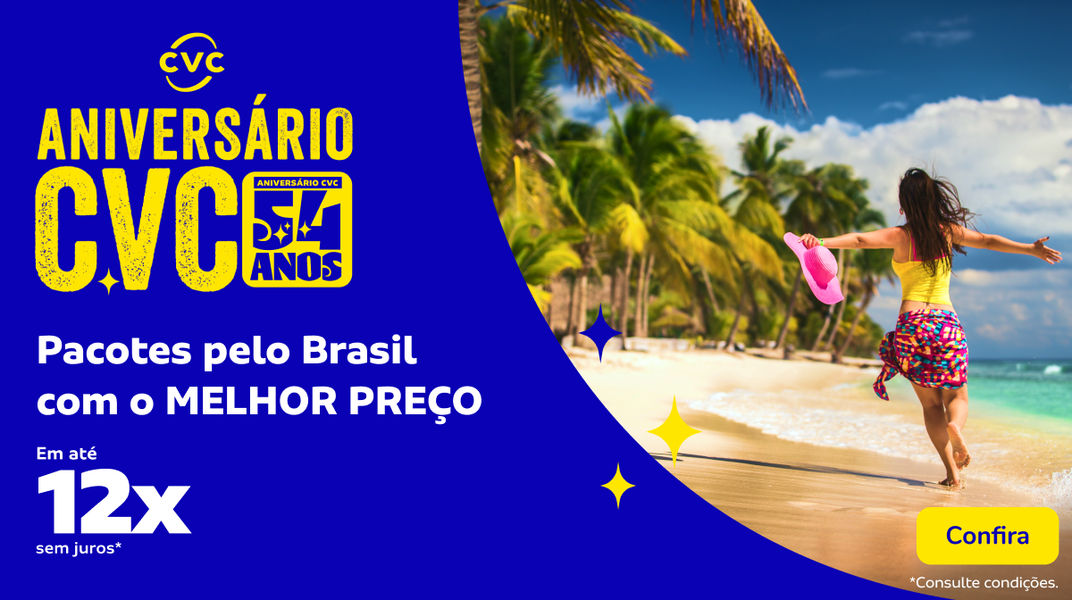 Pacotes pelo Brasil com o MELHOR PREÇO