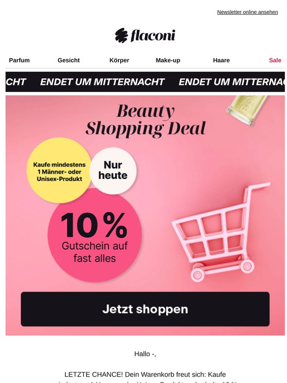 Dein Deal läuft ab⏳