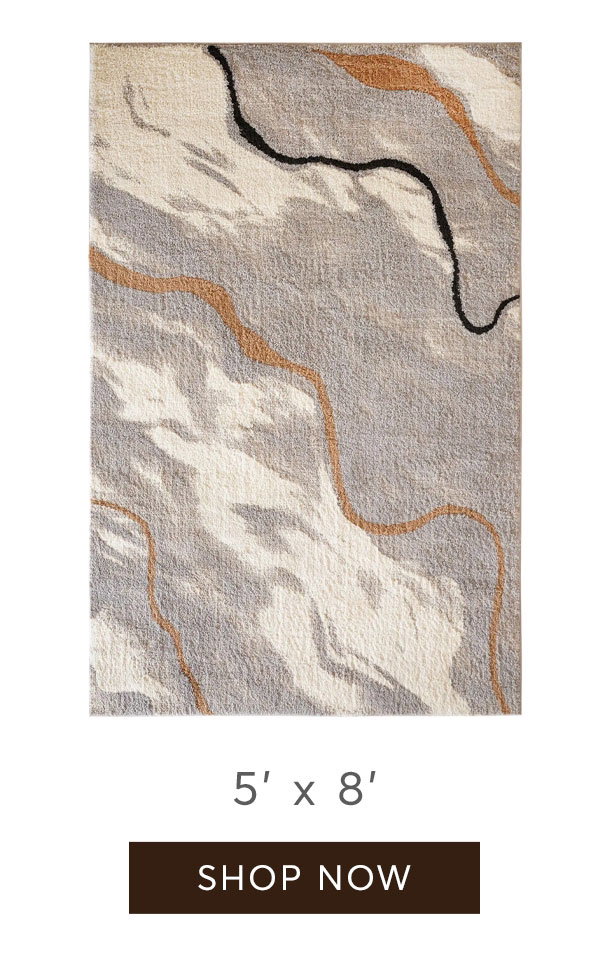5' x 8' Sepia Rug