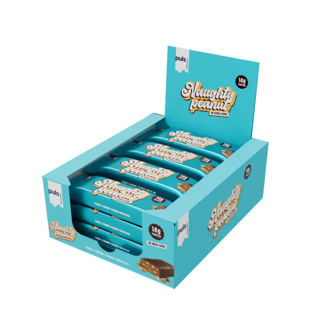 Image of PULS Naughty Peanut Proteiinipatukkalaatikko 12x45 g