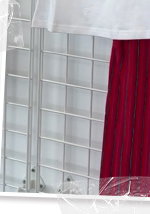 PixieGirl Petite Pink & Red Stripe Wide Leg Trousers