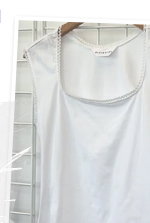 PixieGirl Petite 2 PACK White & Blue Stripe Cotton Vest Top