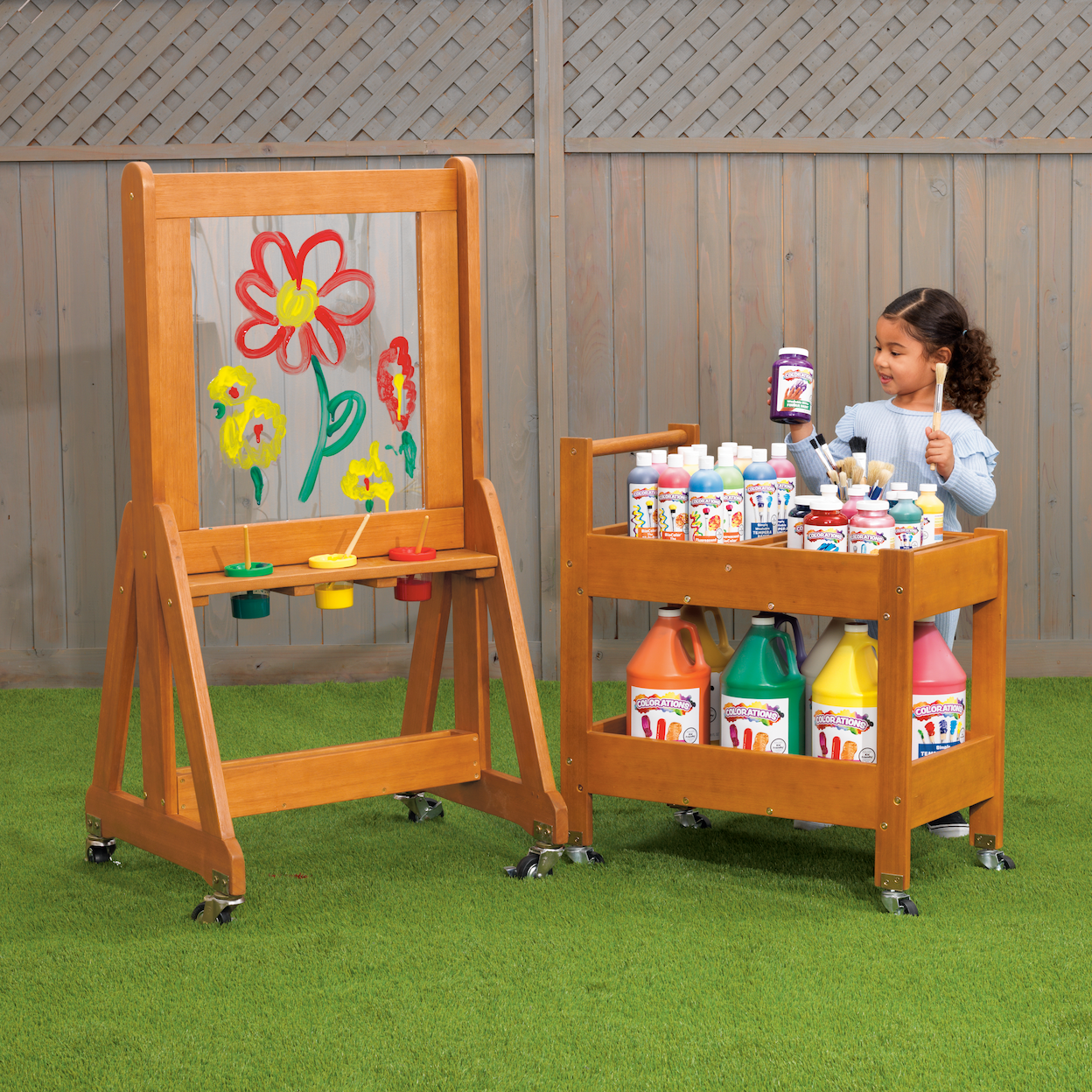 Excellerations® Outdoor Arts & Crafts Furniture Set