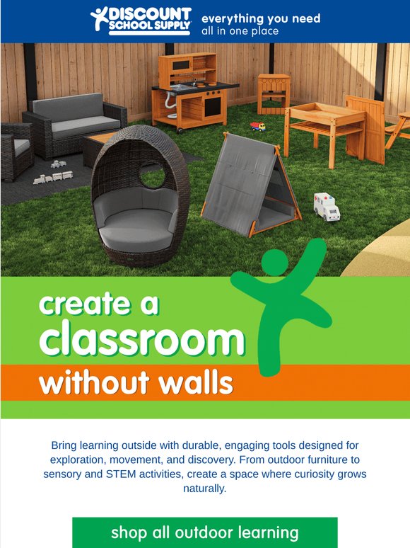 The right tools for outdoor learning 🛝