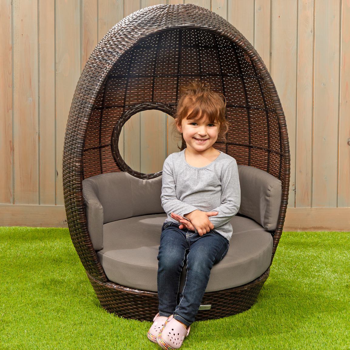 Environments® Indoor/Outdoor Wicker Egg Chair