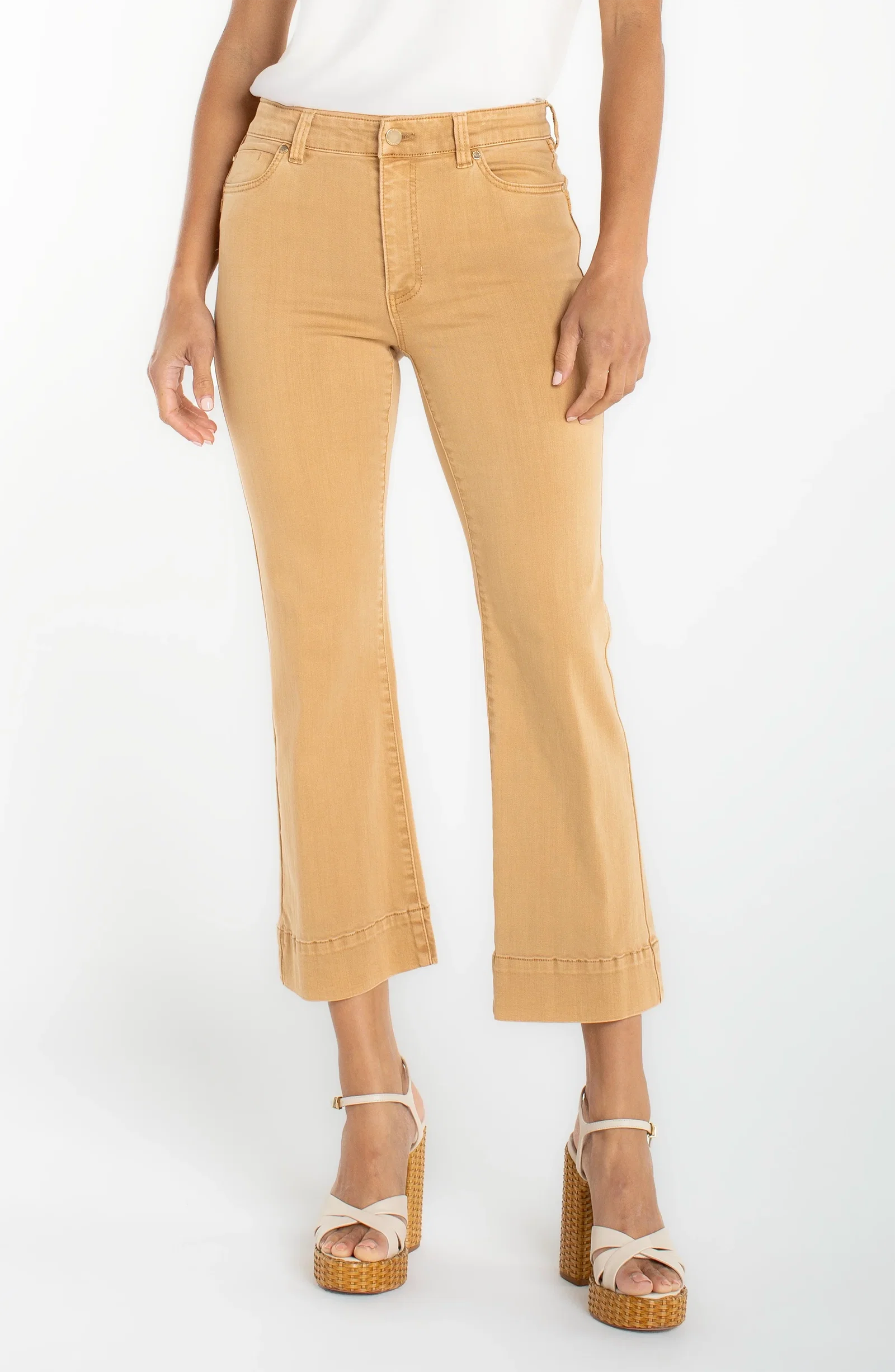 Image of HANNAH CROP FLARE HUGGER