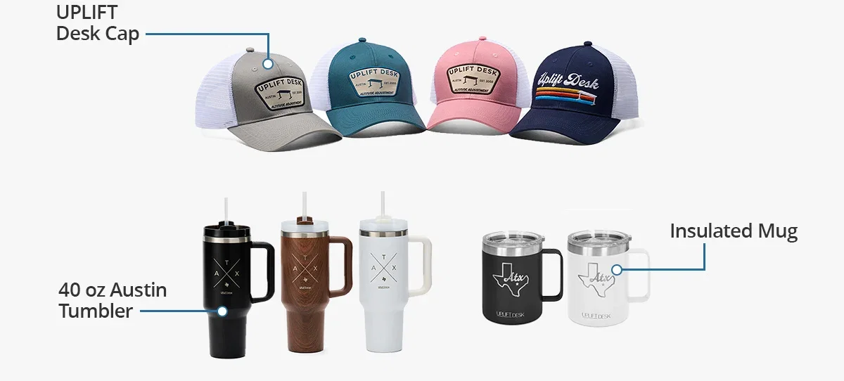 A variety of personal accessory options