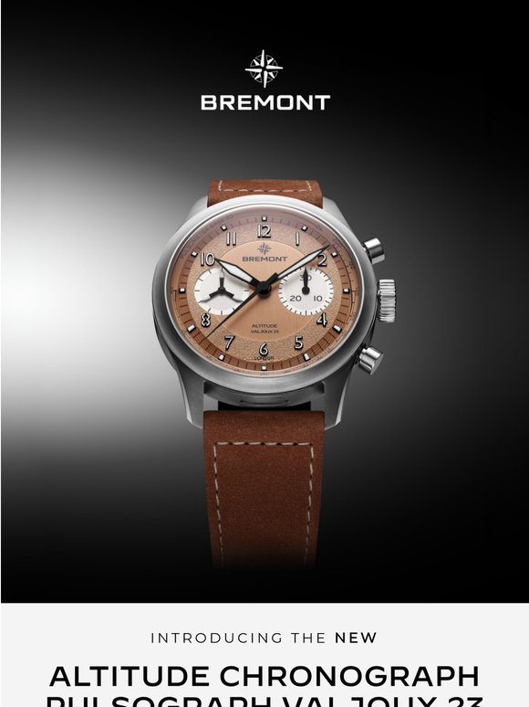 Introducing the Altitude Chronograph Pulsograph Valjoux 23