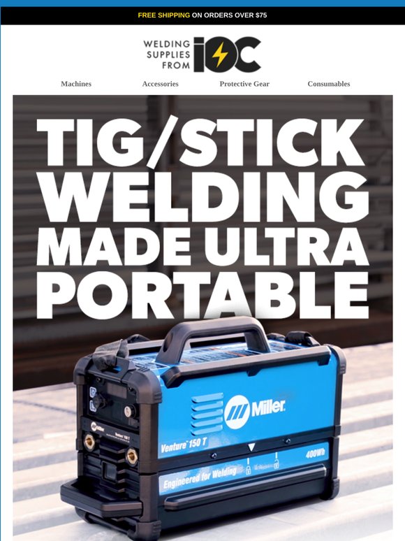 Miller's Venture Machine Has Gone TIG!